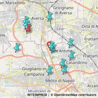 Mappa Via Plutone, 80029 Sant'Antimo NA, Italia (2.25)