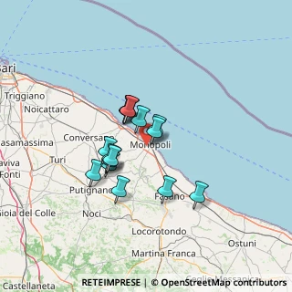 Mappa Via Generale Amleto Pesce, 70043 Monopoli BA, Italia (10.635)