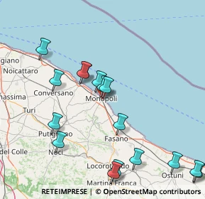 Mappa Via Dante Alighieri, 70043 Monopoli BA, Italia (19.485)