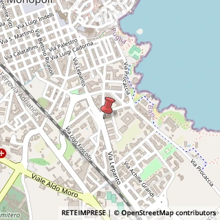 Mappa Via Lepanto, 80 A, 70043 Monopoli, Bari (Puglia)