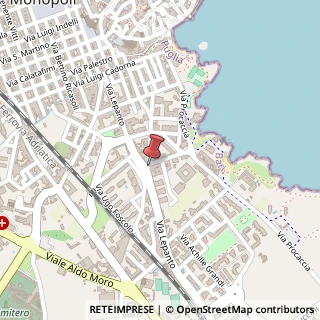 Mappa Via Lepanto, 76, 70043 Monopoli, Bari (Puglia)