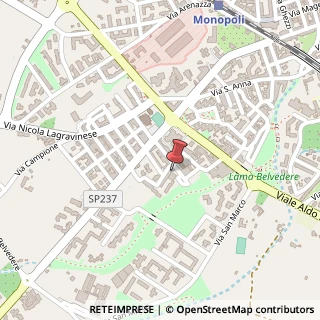 Mappa Via Madre Teresa di Calcutta, 10, 70043 Monopoli, Bari (Puglia)