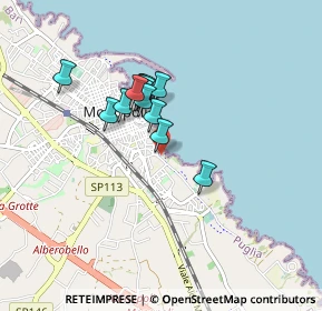 Mappa Via Galileo Galilei, 70043 Monopoli BA, Italia (0.66692)