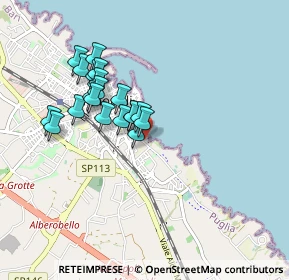 Mappa Via Galileo Galilei, 70043 Monopoli BA, Italia (0.8015)