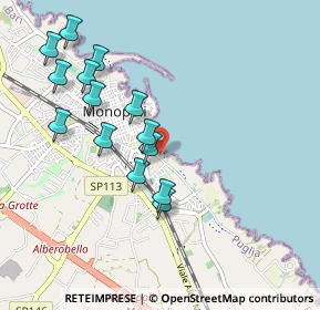 Mappa Via Tommaso Moro, 70043 Monopoli BA, Italia (1.03286)