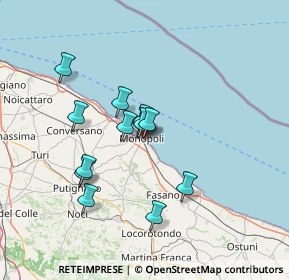 Mappa Via Galileo Galilei, 70043 Monopoli BA, Italia (12.03231)