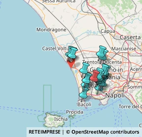 Mappa Via domitiana km 39.200 Ischitella castelvolturno, 81030 Caserta CE, Italia (12.4845)