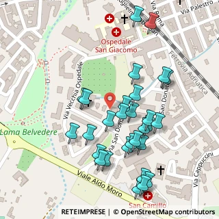 Mappa Via Vecchia Ospedale, 70043 Monopoli BA, Italia (0.12414)