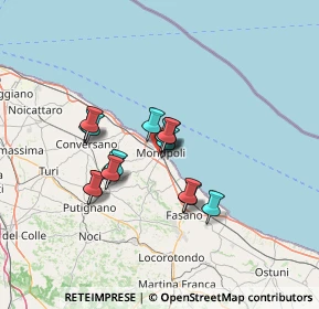 Mappa Via Vecchia Ospedale, 70043 Monopoli BA, Italia (10.79625)