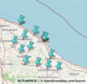 Mappa Via Vecchia Ospedale, 70043 Monopoli BA, Italia (15.34933)