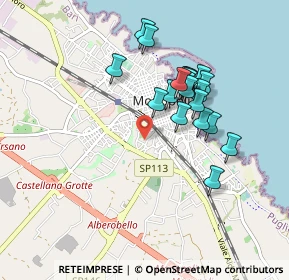 Mappa Via Vecchia Ospedale, 70043 Monopoli BA, Italia (0.846)