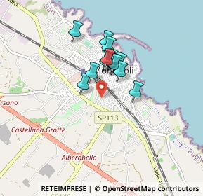 Mappa Via Vecchia Ospedale, 70043 Monopoli BA, Italia (0.62769)