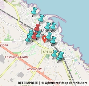 Mappa Via Vecchia Ospedale, 70043 Monopoli BA, Italia (0.7025)