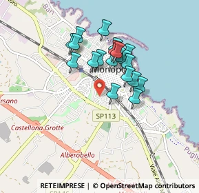 Mappa Via Vecchia Ospedale, 70043 Monopoli BA, Italia (0.7475)