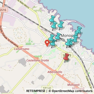Mappa Via Don Minzoni, 70043 Monopoli BA, Italia (0.9475)