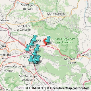 Mappa A16 Napoli - Canosa, 83021 Avella AV, Italia (7.11818)