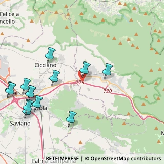 Mappa A16 Napoli - Canosa, 83021 Avella AV, Italia (5.73385)