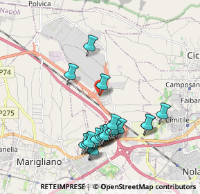 Mappa CC VULCANO BUONO, 80035 Nola NA, Italia (2.086)