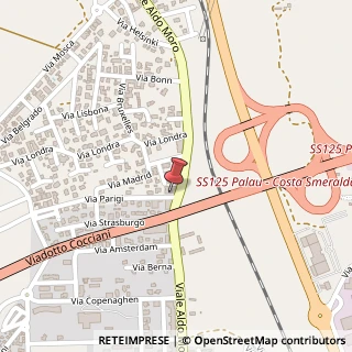 Mappa Via Parigi, 2, 07026 Olbia, Olbia-Tempio (Sardegna)