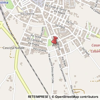 Mappa Via Vecchia Sammichele, 87 / 89, 70010 Casamassima, Bari (Puglia)