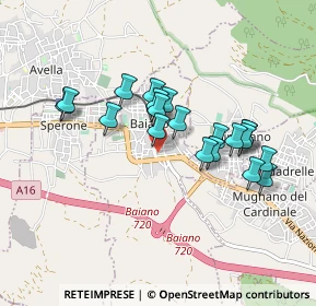 Mappa Via Dante, 83022 Baiano AV, Italia (0.83)