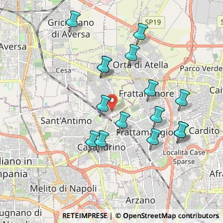 Mappa Via Volta Alessandro, 81030 Sant'Arpino CE, Italia (2.08667)