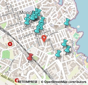 Mappa Via Antonio Ligabue, 70043 Monopoli BA, Italia (0.2615)