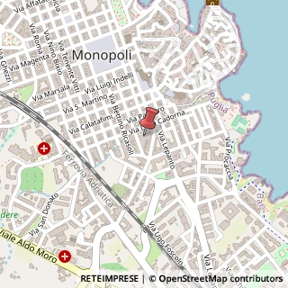 Mappa Via Antonio Ligabue, 2, 70043 Monopoli, Bari (Puglia)