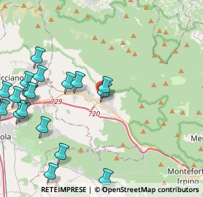 Mappa Via Giuseppe Garibaldi, 83020 Sirignano AV, Italia (5.9965)