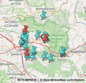 Mappa Via Giuseppe Garibaldi, 83020 Sirignano AV, Italia (7.0125)