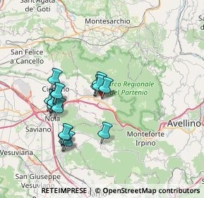 Mappa Via Giuseppe Garibaldi, 83020 Sirignano AV, Italia (7.23)