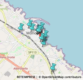 Mappa Via Europa Libera, 70043 Monopoli BA, Italia (0.54462)