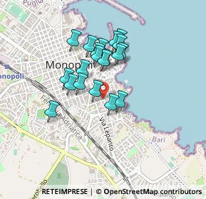 Mappa Via Padre Manghisi, 70043 Monopoli BA, Italia (0.3655)