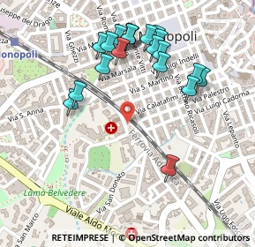 Mappa Largo S. Veneziani, 70043 Monopoli BA, Italia (0.2705)