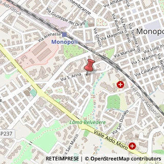 Mappa Via Pietro Lorenzetti, 17, 70043 Monopoli BA, Italia, 70043 Monopoli, Bari (Puglia)