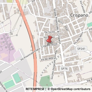 Mappa Via Provinciale Fratta - Crispano,  29, 80020 Crispano, Napoli (Campania)