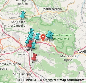 Mappa Via Santa Croce zona industriale Avella-Sperone, 83021 Avella AV, Italia (5.785)