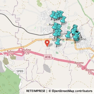 Mappa Via Santa Croce zona industriale Avella-Sperone, 83021 Avella AV, Italia (1.147)