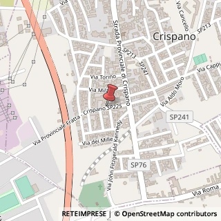 Mappa Strada Provinciale Fratta - Crispano, 16, 80020 Crispano, Napoli (Campania)