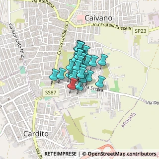 Mappa Via Arrigo Boito, 80023 Caivano NA, Italia (0.2)