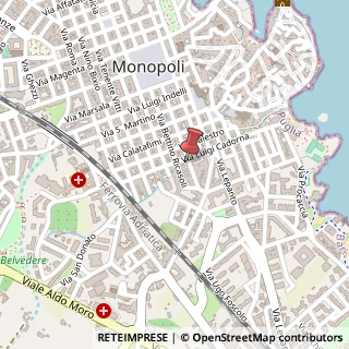 Mappa Via U. Rattazzi, 101/103, 70043 Monopoli, Bari (Puglia)