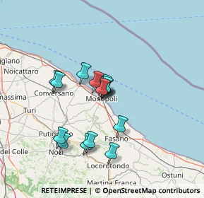 Mappa Via Ricasoli, 70043 Monopoli BA, Italia (11.01533)