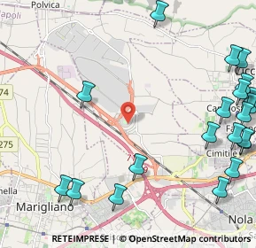 Mappa Via Boscofangone C.C: Vulcano Buono ingresso CAPRI, 80035 Nola NA, Italia (3.3595)