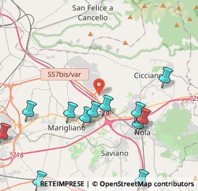 Mappa Via Boscofangone C.C: Vulcano Buono ingresso CAPRI, 80035 Nola NA, Italia (5.52308)