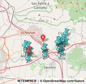 Mappa Via Boscofangone C.C: Vulcano Buono ingresso CAPRI, 80035 Nola NA, Italia (3.608)