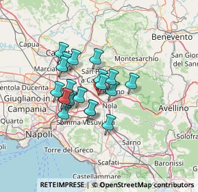 Mappa Via Boscofangone C.C: Vulcano Buono ingresso CAPRI, 80035 Nola NA, Italia (10.5895)