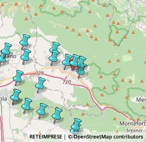 Mappa Via Pietro Fiordelisi, 83020 Sirignano AV, Italia (5.381)