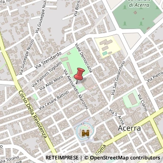 Mappa Via Alessandro Manzoni, 33, 80011 Acerra, Napoli (Campania)