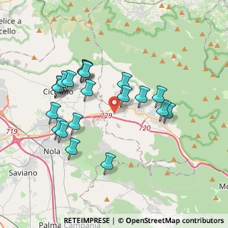 Mappa Via Calcara di Visciano, 83021 Avella AV, Italia (3.889)