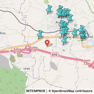 Mappa Via Calcara di Visciano, 83021 Avella AV, Italia (1.3725)